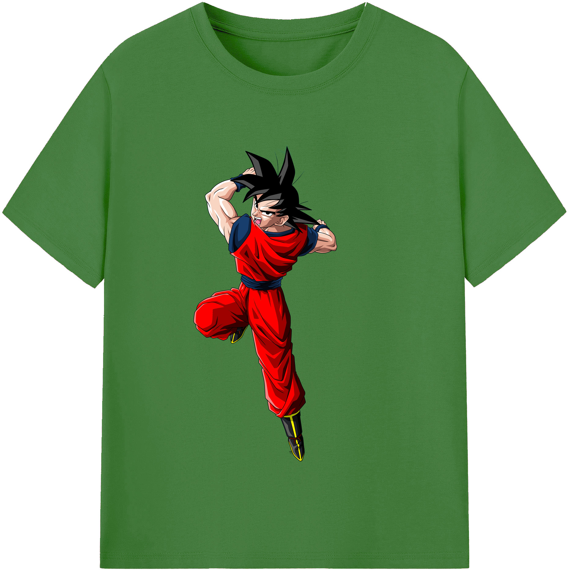 （画像用） ドラゴンボール 孫悟空（そん ごくう）Son Goku カカロット DRAGON BALL Kakarotto レディースカジュアルプリントTシャツ（綿100％）